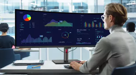 Lenovo ThinkVision P49w-30: Un monitor curvo de 49 pulgadas con una frecuencia de refresco de 160 Hz y un precio de 1900 €.