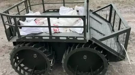 El ejército ucraniano adopta un robot logístico silencioso 