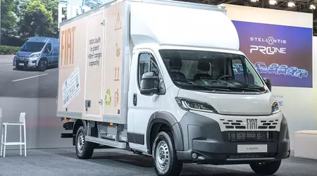 Fiat E-Ducato: la furgoneta eléctrica con batería de 110 kWh ha salido de la cadena de montaje en Italia
