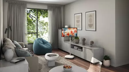 Hisense presentó la pantalla móvil de 32 pulgadas 4K S6 FollowMe, que estará donde sea conveniente para el usuario