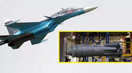 Rusia afirma que la bomba FAB-1500 M54 de 1,5 toneladas se ha convertido en un análogo de la bomba inteligente estadounidense JDAM-ER y que se ha lanzado por primera vez desde un caza Su-34