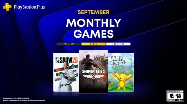 PS Plus septiembre 2026: cuatro juegos ...