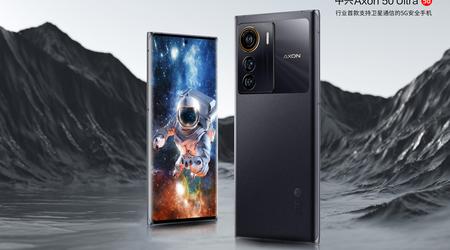 ZTE Axon 50 Ultra: pantalla OLED de 144 Hz, chip Snapdragon 8+ Gen 1, cámara de 50 MP y compatibilidad con satélites.