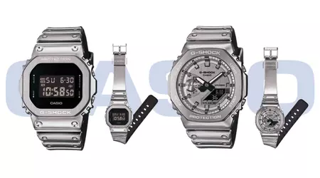 Casio podría anunciar nuevos relojes metálicos G-Shock GM-2100YM-8A y GM-5600YM-8 con funciones Tough Solar y resistencia al agua