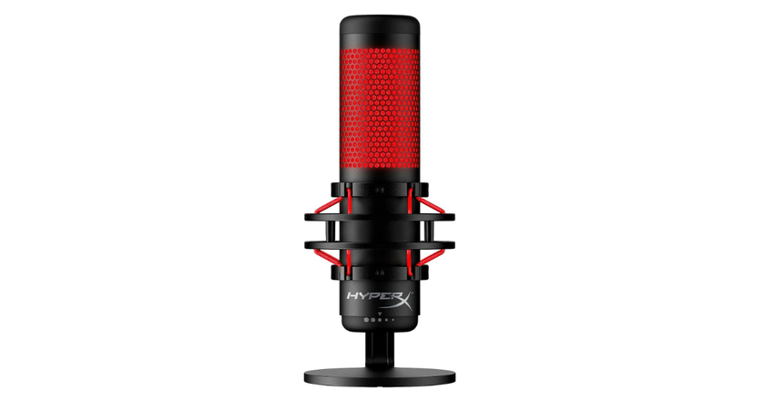 HyperX QuadCast micrófono de condensador para streaming