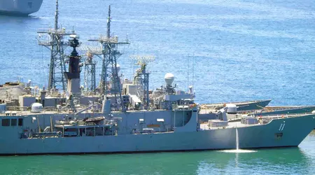 La Armada chilena recibe una fragata modernizada con misiles Exocet 