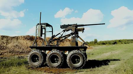 Los ingenieros ucranianos han presentado un dron de combate terrestre todo terreno, el Droid Raw 12.7, equipado con una ametralladora M2 Browning de gran calibre