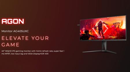 AOC AGON AG405UXC: monitor para juegos con pantalla de 40", IPS, resolución 2K y 144 Hz