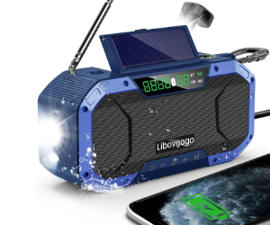 Libovgogo Radio de Emergencia Altavoz Bluetooth ...