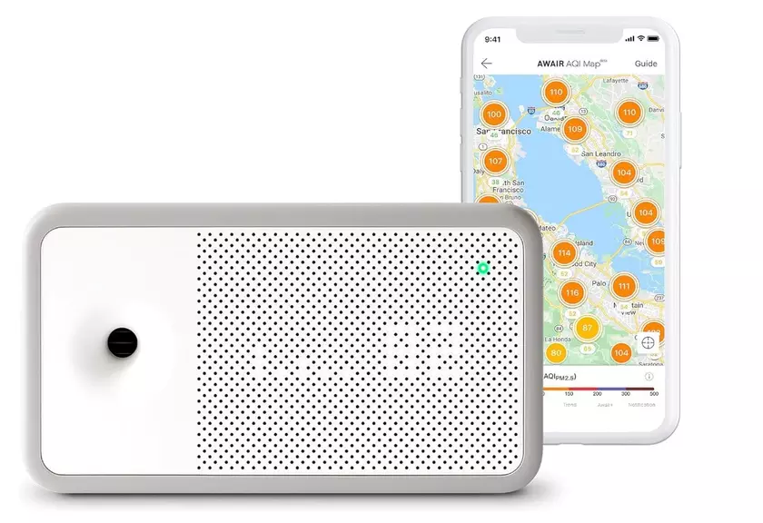 Awair Element Monitor inteligente de calidad del aire para interiores alergias