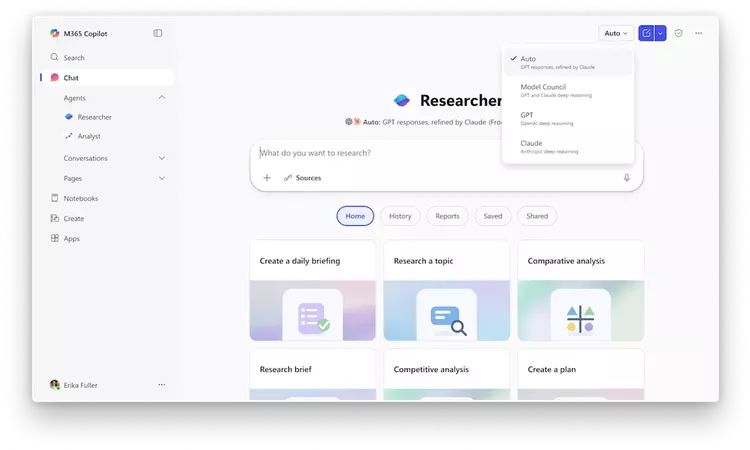 Microsoft presenta Crítica: AI Duo de ...