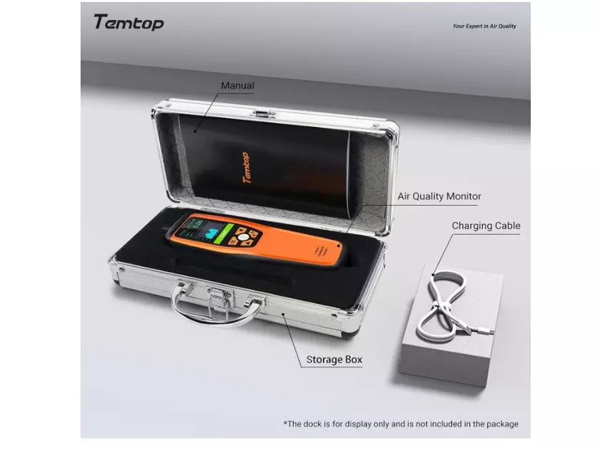 Monitor de calidad del aire doméstico Temtop M2000 alergia