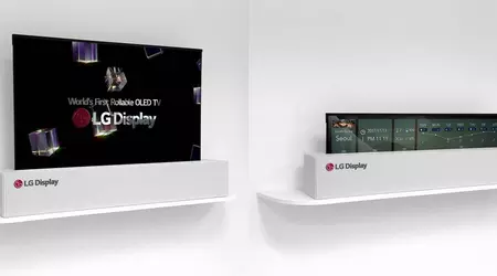 LG presentó el primer televisor del mundo, que se puede enrollar en un tubo