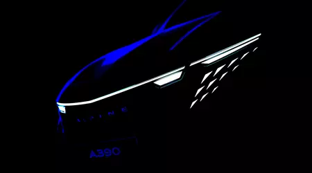Alpine ha publicado la primera imagen del A390 "sporty fastback"