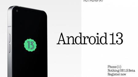 Nothing ha abierto el registro para la prueba beta de Android 13 para Nothing Phone (1)