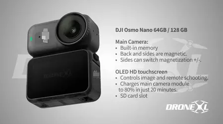 DJI prepara una cámara modular Osmo Nano