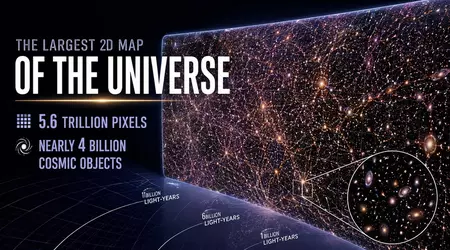 4.000 millones de objetos en una imagen: astrónomos crean el mayor mapa 2D del universo