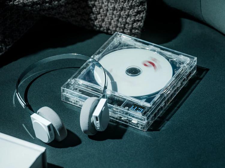 Reproductor de CD ClearFrame transparente para ...