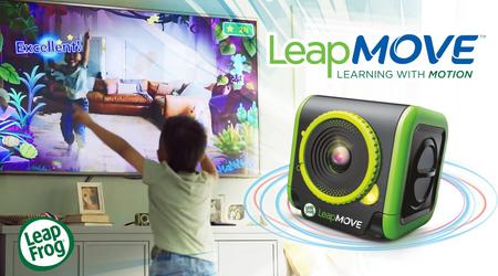 LeapMove es una consola de juegos educativos con tecnología de captura de movimiento para niños de 4 años en adelante
