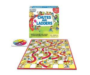 Juego clásico de toboganes y escaleras