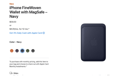 Apple traerá de vuelta FineWoven, pero no en forma de fundas