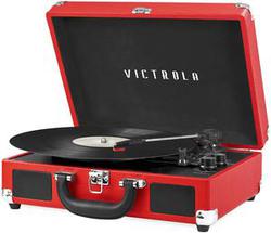 Tocadiscos de maleta portátil Victrola Vintage 
