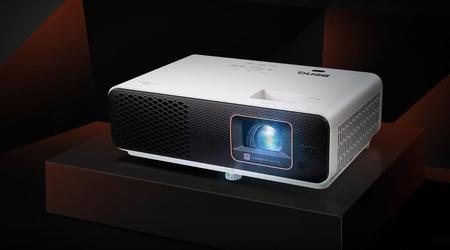 BenQ X500i: Proyector gaming compatible con 4K, frecuencia de refresco de hasta 120 Hz y hasta 150 pulgadas de imagen.