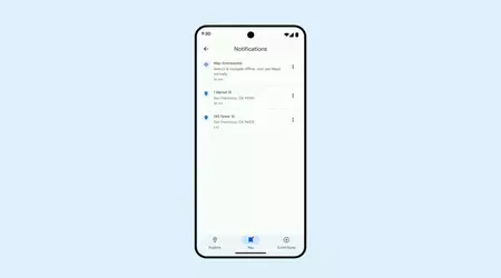 Aparece una barra inferior simplificada de Google Maps en Android