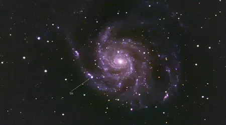 Científicos retransmiten en directo el destello de una de las supernovas más brillantes de la última década