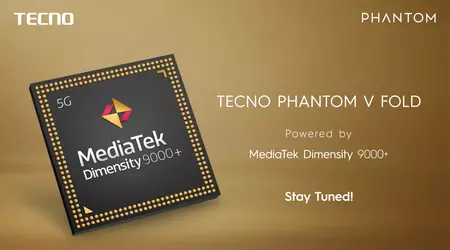 Tecno presenta el smartphone Phantom V Fold con procesador MediaTek Dimensity 9000+ en el MWC 2023