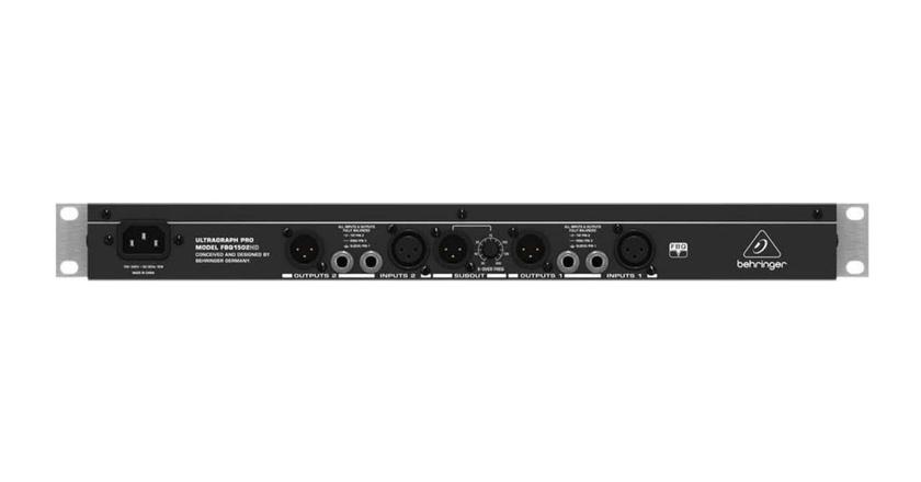 Behringer Ultragraph Pro FBQ1502HD Ecualizador gráfico para equipo de música