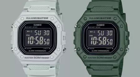 Casio presenta el asequible W-218H con retroiluminación y batería de 7 años