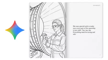 Gemini "Cuento" - un libro de historias personalizado de IA con ilustraciones y narración