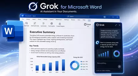 Grok llega a Word, Excel y PowerPoint: el rival de Copilot ya está en Office