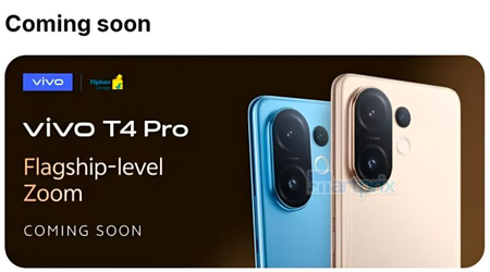La filtración del banner publicitario del Vivo T4 Pro arroja luz sobre su diseño y cámara
