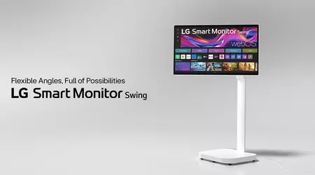 No es necesario un ordenador más: LG presenta el Smart Monitor Swing con webOS en un soporte con ruedas