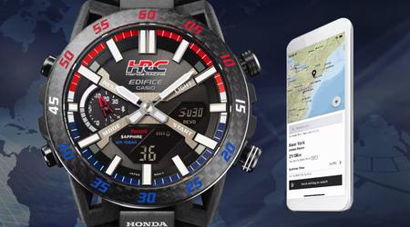 Casio Edifice ECB2000HR-1A en el estilo de los coches de carreras de Honda disponible en EE.UU. por 400 $.