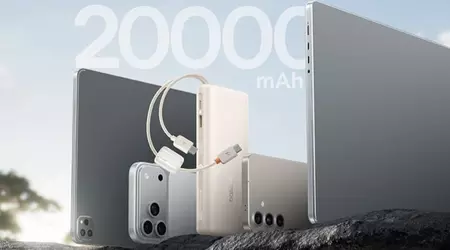 Baseus lanza el banco de energía compacto EnerFill FC41 fuera de China con una capacidad de 20,000 mAh, presentando dos cables integrados y hasta 100W de potencia