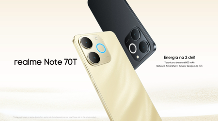 Realme lanza el Note 70T con batería de 7000 mAh y certificación MIL-STD-810H en Europa
