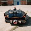 El interior de la réplica del Batmobile