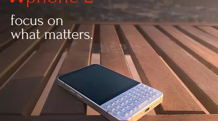 Minimal Phone 2: teclado QWERTY físico y pantalla OLED en un móvil que llega por Kickstarter