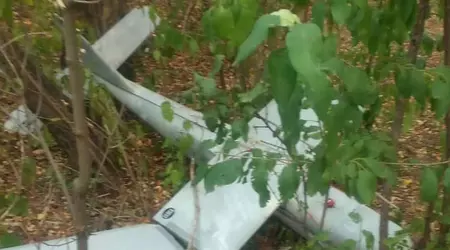 En la región de Dnipropetrovsk "aterrizó" el UAV enemigo "Orlan-10" - ya ha sido entregado a las AFU (foto)