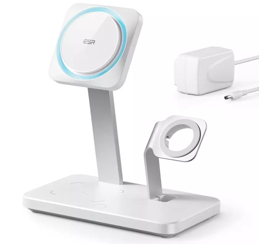 cargador qi carga rápida ESR HaloLock 3 en 1
