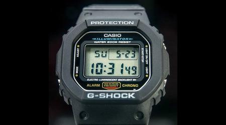 Actualización de la leyenda: Una versión moderna del legendario DW-5000C de 1983, el Casio G-Shock DW-5000R-1AJF está listo para lanzarse al mercado.