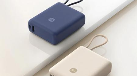 Xiaomi lanza una Powerbank 10000 33W compacta con cable integrado que se puede ocultar fácilmente en el interior