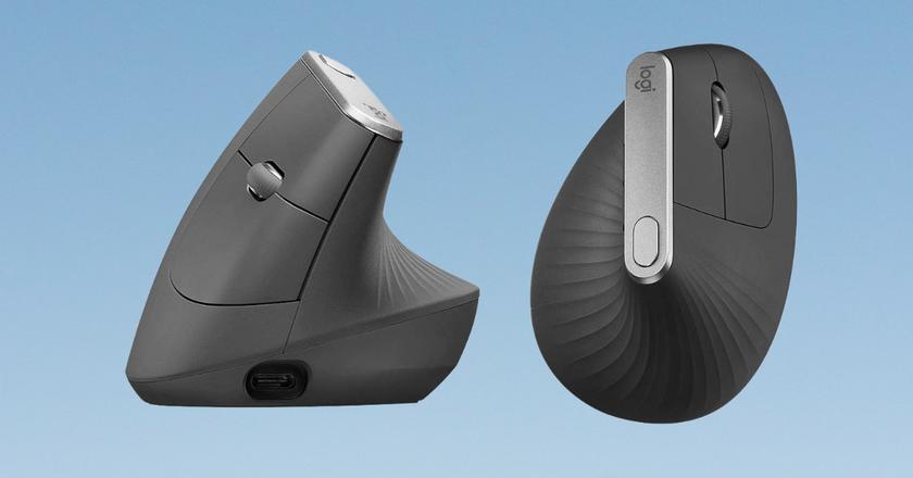 Logitech MX Vertical ratón inalámbrico ergonómico