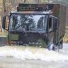 Camión Mercedes-Benz Arocs en proceso de prueba