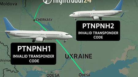 Aviones civiles con códigos PTNPNH ofensivos para Putin vuelan en los cielos de Ucrania