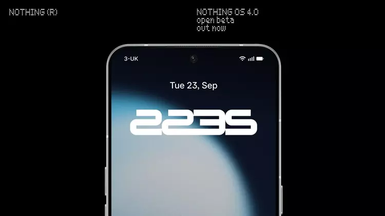 Se lanzó la beta de Nothing ...