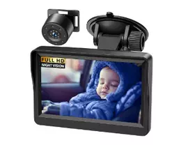 NewHail Cámara para coche de bebé